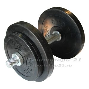 gantel obrezinennaya razbornaya 17 kg (ekonom)
