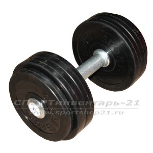 gantel professionalnaya obrezinennaya 14 kg nerazbornaya