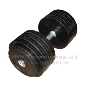 gantel professionalnaya obrezinennaya 46,5 kg nerazbornaya