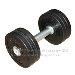 gantel professionalnaya obrezinennaya 9 kg nerazbornaya
