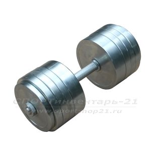 Гантель разборная оцинкованная 57 кг