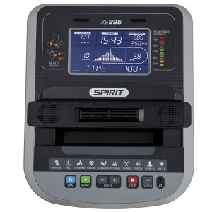 Фото консоли тренажера Spirit XE 895