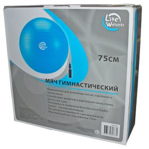 Мяч гимнастический 1867LW упаковка