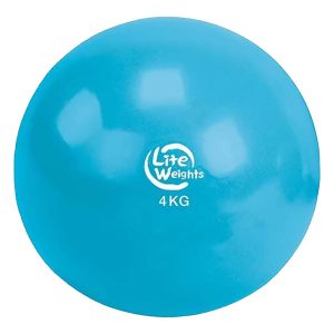 Медбол 4кг 1704LW (голубой d-18см)