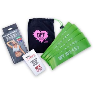 Набор из 5 мини-эспандеров одного сопротивления (10 LBS) FT-PP10