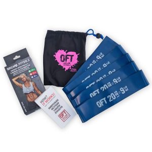 Набор из 5 мини-эспандеров одного сопротивления (20 LBS) FT-PP20