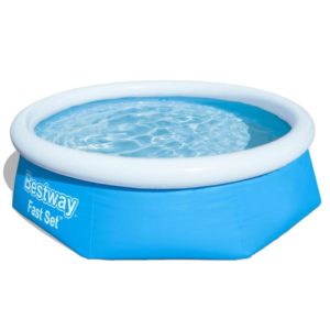 57265 BW Бассейн с надувным бортом BestWay 244х66см, 2300л