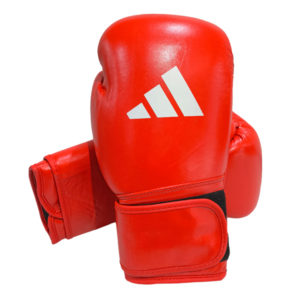 Перчатки боксерские Adidas (нат.кожа) красные