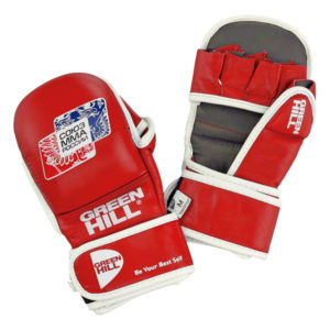 Перчатки СОЮЗ MMA РОССИИ Green Hill MMU-0117u (нат. кожа)