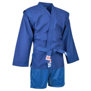 КОМПЛЕКТ для борьбы САМБО Green Hill JUNIOR (куртка плетенка 350г/м+ шорты)