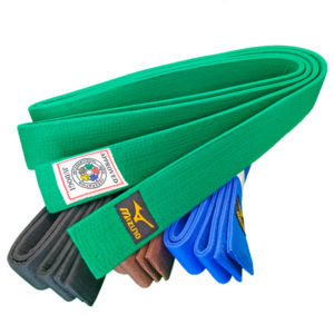 Пояс для единоборств (для кимоно) Master Belt Mizuno IJF повышенной плотности
